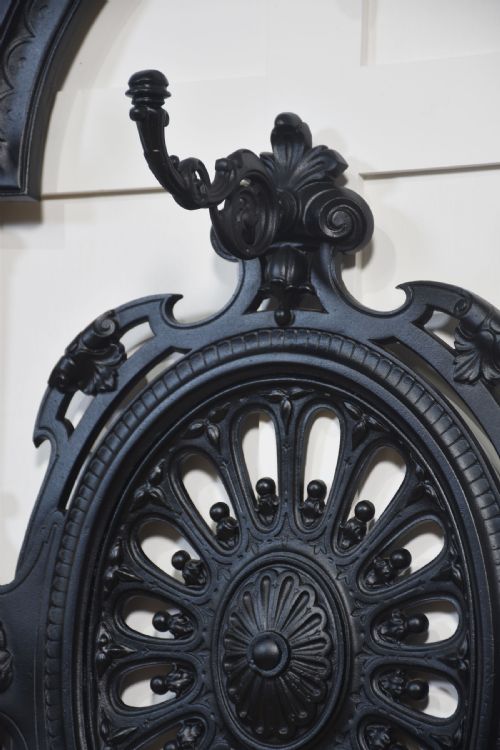 COALBROOKDALE STYLE CAST IRON HALL STAND - ADDITIONAL PHOTO 2