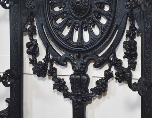 COALBROOKDALE STYLE CAST IRON HALL STAND - ADDITIONAL PHOTO 5