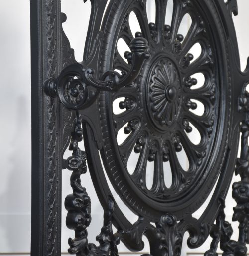 COALBROOKDALE STYLE CAST IRON HALL STAND - ADDITIONAL PHOTO 10