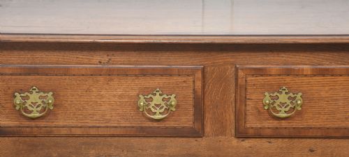 OAK TWO DRAWER DRESSER - ADDITIONAL PHOTO 2