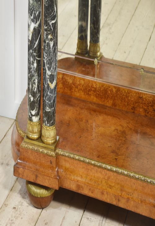 LOUIS XV MARBLE TOPPED CONSOLE TABLE - ADDITIONAL PHOTO 1