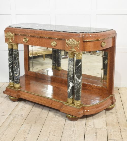 LOUIS XV MARBLE TOPPED CONSOLE TABLE - ADDITIONAL PHOTO 5