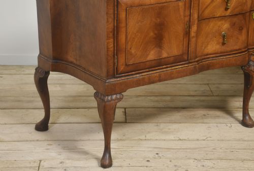 WALNUT CROSSBANDED QUEEN ANN SIDEBOARD - ADDITIONAL PHOTO 2