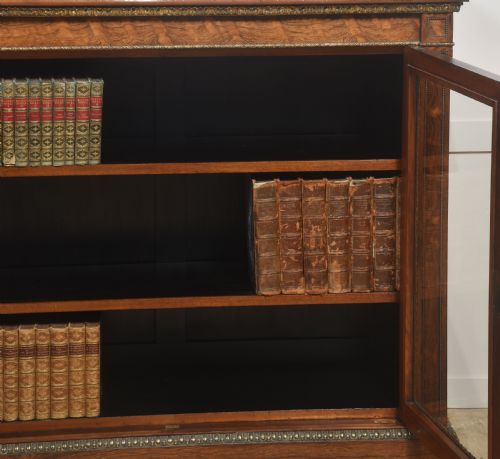 ROSEWOOD TWODOOR BOOKCASE BY HOLLAND AND SONS - ADDITIONAL PHOTO 2