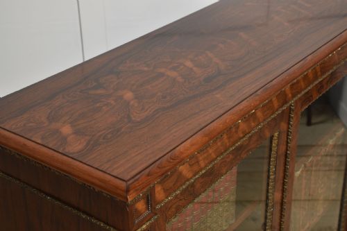 ROSEWOOD TWODOOR BOOKCASE BY HOLLAND AND SONS - ADDITIONAL PHOTO 5