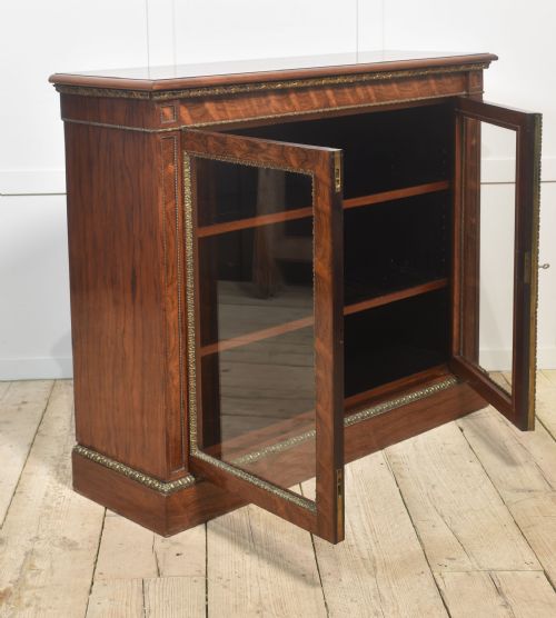 ROSEWOOD TWODOOR BOOKCASE BY HOLLAND AND SONS - ADDITIONAL PHOTO 8