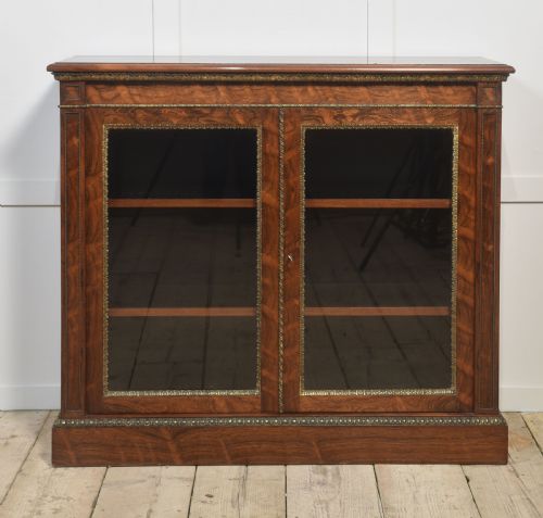 ROSEWOOD TWODOOR BOOKCASE BY HOLLAND AND SONS - ADDITIONAL PHOTO 9