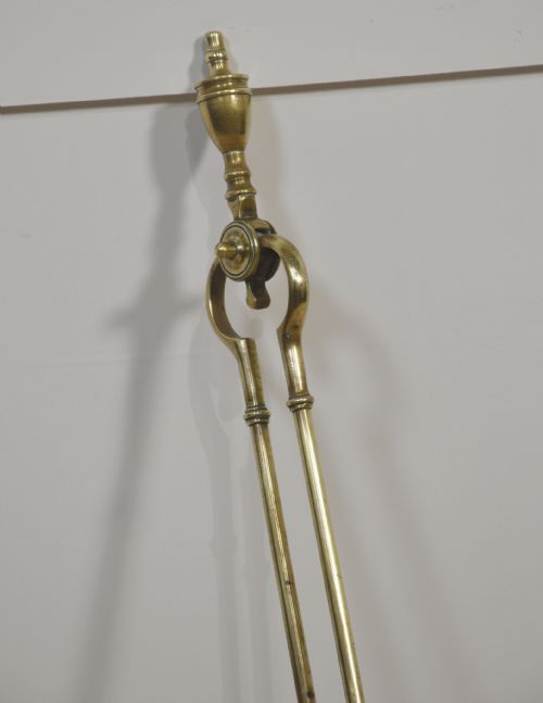 BRASS TRIPLE COMPANION FIRE TOOL SET - ADDITIONAL PHOTO 5