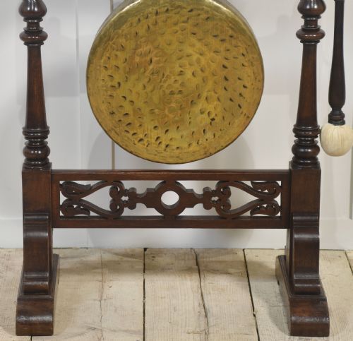 LATE 19TH CENTURY OAK DINNER GONG - ADDITIONAL PHOTO 3