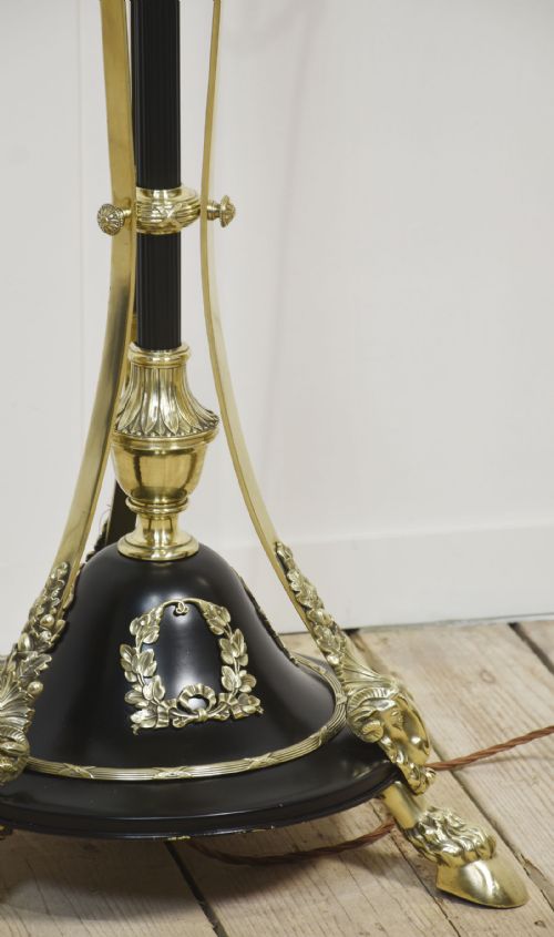 NEO CLASSICAL BRASS STANDARD LAMP - ADDITIONAL PHOTO 2