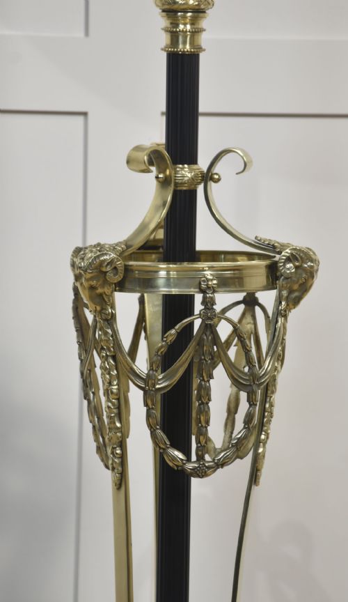 NEO CLASSICAL BRASS STANDARD LAMP - ADDITIONAL PHOTO 3