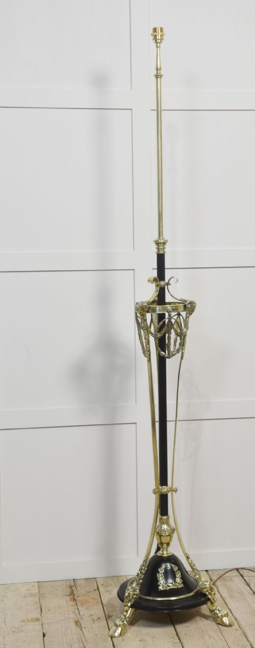 NEO CLASSICAL BRASS STANDARD LAMP - ADDITIONAL PHOTO 11
