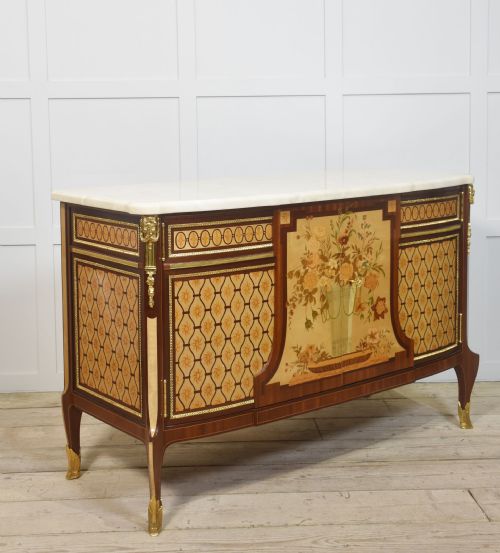 ITALIAN GILTMETAL MOUNTED INLAID CABINET - ADDITIONAL PHOTO 5
