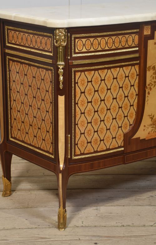 ITALIAN GILTMETAL MOUNTED INLAID CABINET - ADDITIONAL PHOTO 6