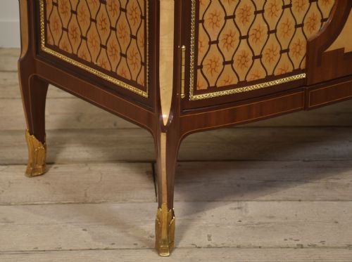 ITALIAN GILTMETAL MOUNTED INLAID CABINET - ADDITIONAL PHOTO 7