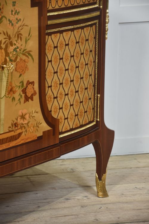 ITALIAN GILTMETAL MOUNTED INLAID CABINET - ADDITIONAL PHOTO 8
