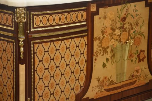 ITALIAN GILTMETAL MOUNTED INLAID CABINET - ADDITIONAL PHOTO 9