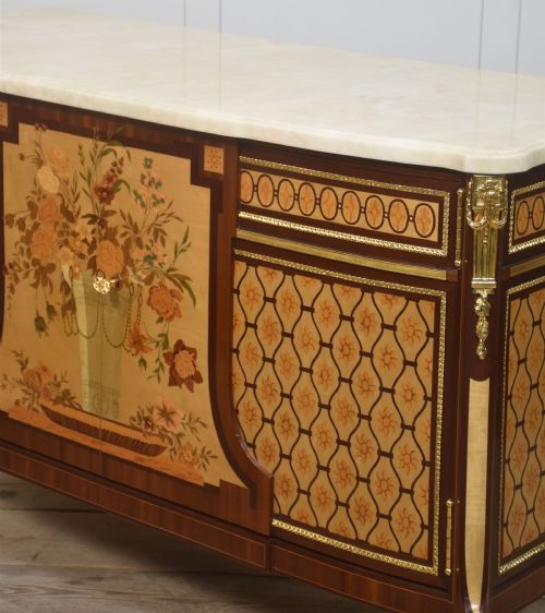 ITALIAN GILTMETAL MOUNTED INLAID CABINET - ADDITIONAL PHOTO 13
