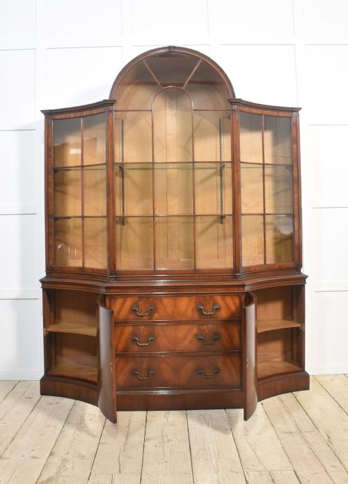 MAHOGANY GLAZED DISPLAY CABINET - ADDITIONAL PHOTO 6