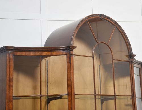 MAHOGANY GLAZED DISPLAY CABINET - ADDITIONAL PHOTO 7
