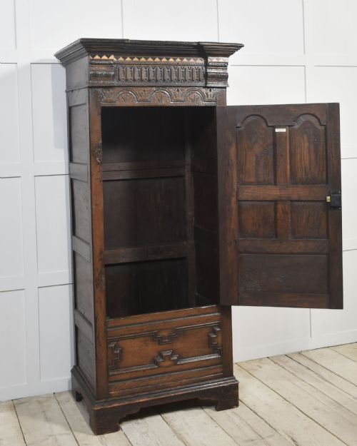 OAK SINGLE DOOR WARDROBE - ADDITIONAL PHOTO 3