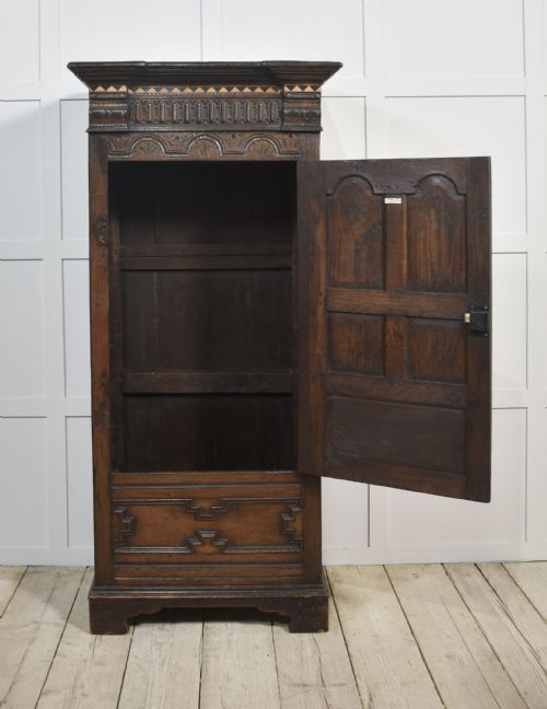 OAK SINGLE DOOR WARDROBE - ADDITIONAL PHOTO 4