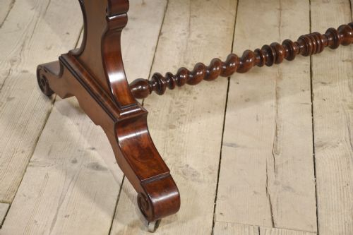 MAHOGANY CENTRE TABLE - ADDITIONAL PHOTO 7