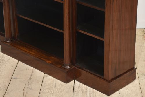 19TH CENTURY ROSEWOOD OPEN BOOKCASE - ADDITIONAL PHOTO 7