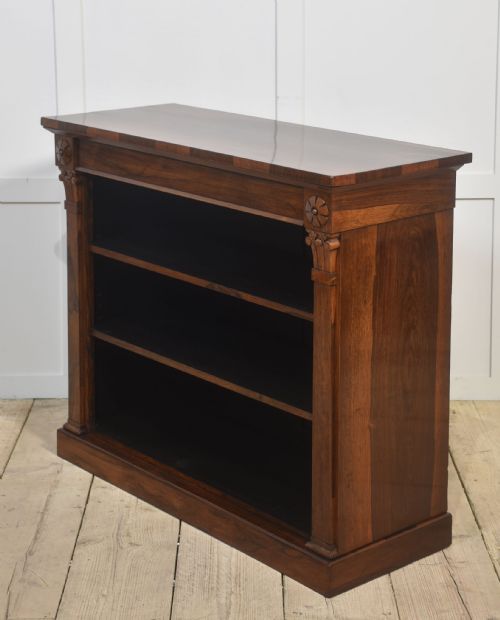19THCENTURY ROSEWOOD OPEN BOOKCASE - ADDITIONAL PHOTO 9