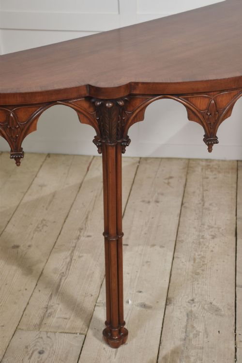 PAIR OF GOTHIC REVIVAL CONSOLE TABLES - ADDITIONAL PHOTO 13