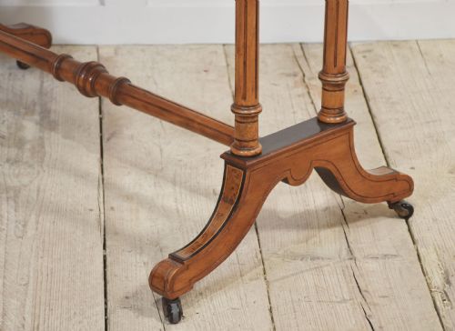 19TH CENTURY WALNUT WRITING TABLE - ADDITIONAL PHOTO 7