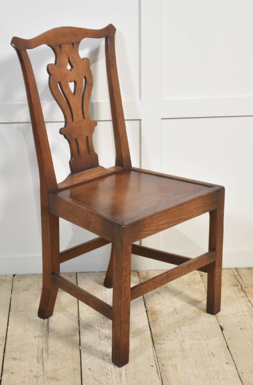 SET OF SIX OAK DINING CHAIRS - ADDITIONAL PHOTO 1