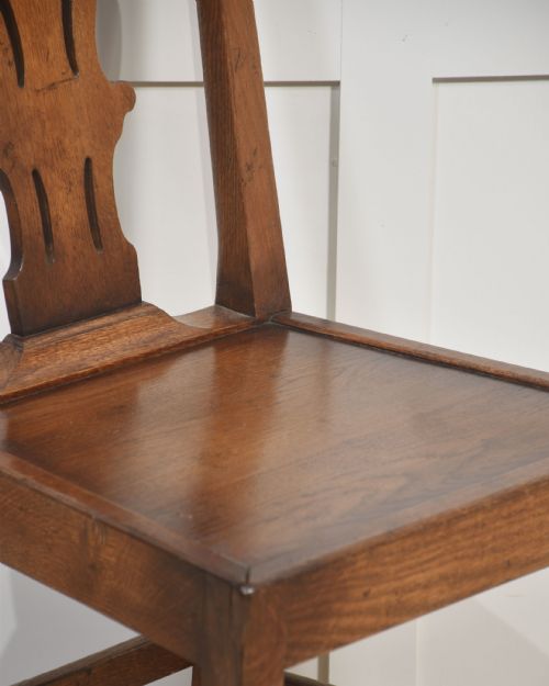 SET OF SIX OAK DINING CHAIRS - ADDITIONAL PHOTO 2