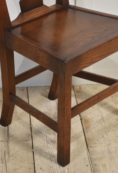 SET OF SIX OAK DINING CHAIRS - ADDITIONAL PHOTO 4