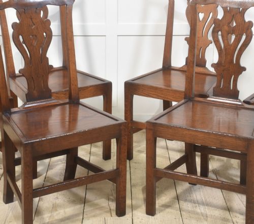 SET OF SIX OAK DINING CHAIRS - ADDITIONAL PHOTO 9