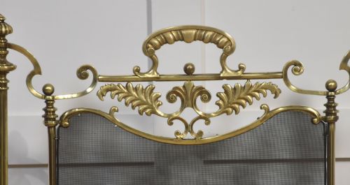 BRASS FIRE SCREEN - ADDITIONAL PHOTO 2