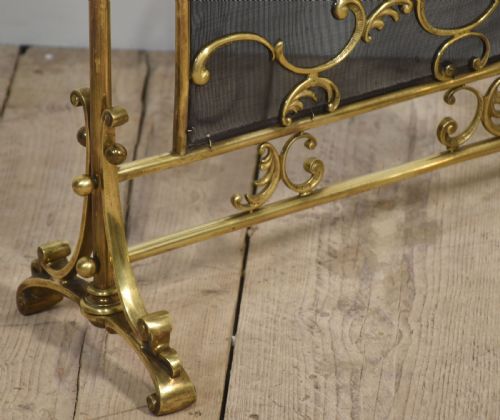 BRASS FIRE SCREEN - ADDITIONAL PHOTO 3