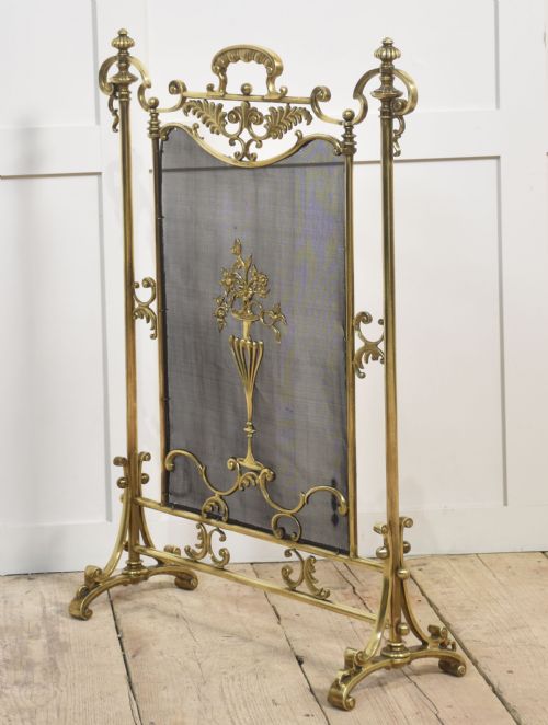 BRASS FIRE SCREEN - ADDITIONAL PHOTO 4