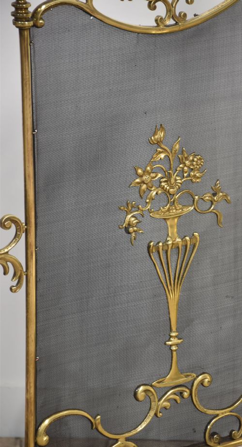 BRASS FIRE SCREEN - ADDITIONAL PHOTO 6