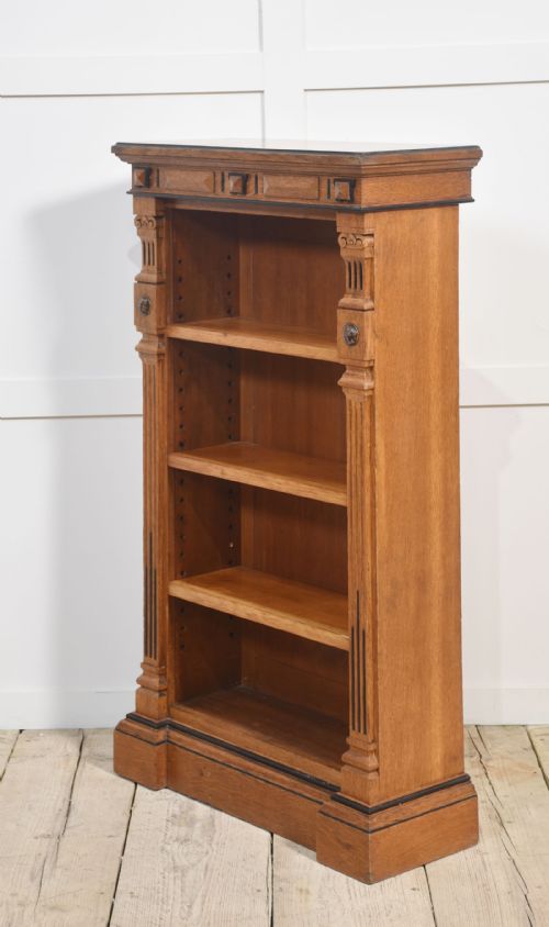 AESTHETIC OAK OPEN BOOKCASE - ADDITIONAL PHOTO 1