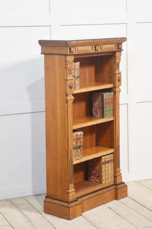 AESTHETIC OAK OPEN BOOKCASE - ADDITIONAL PHOTO 4