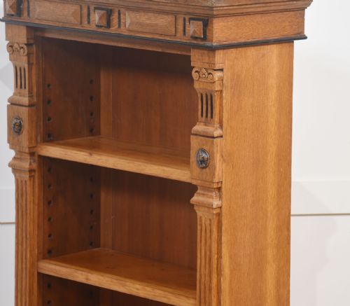 AESTHETIC OAK OPEN BOOKCASE - ADDITIONAL PHOTO 6