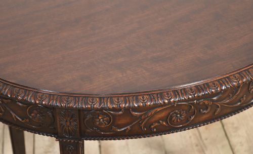CARVED MAHOGANY OCCASIONAL TABLE - ADDITIONAL PHOTO 7