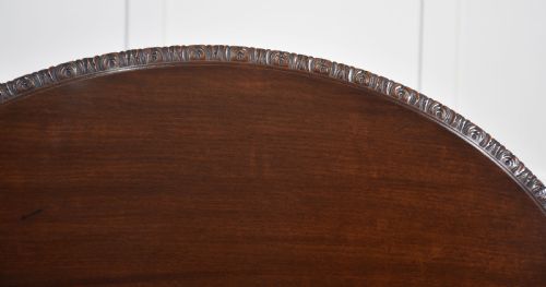 CARVED MAHOGANY OCCASIONAL TABLE - ADDITIONAL PHOTO 9