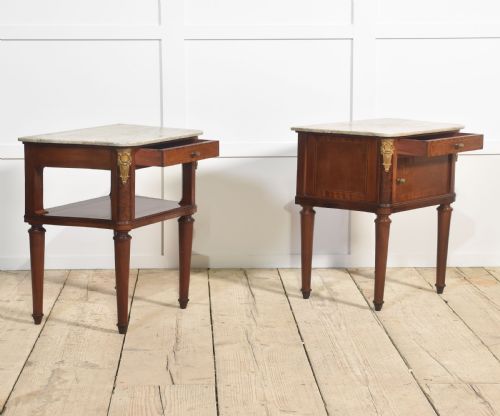 PAIR OF GILT METAL MOUNTED BEDSIDE CABINETS - ADDITIONAL PHOTO 9