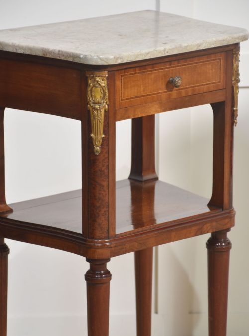 PAIR OF GILT METAL MOUNTED BEDSIDE CABINETS - ADDITIONAL PHOTO 12