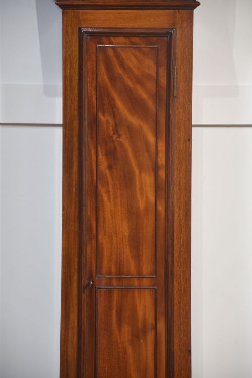 MAHOGANY CASED EIGHT DAY GRANDMOTHER CLOCK - ADDITIONAL PHOTO 5