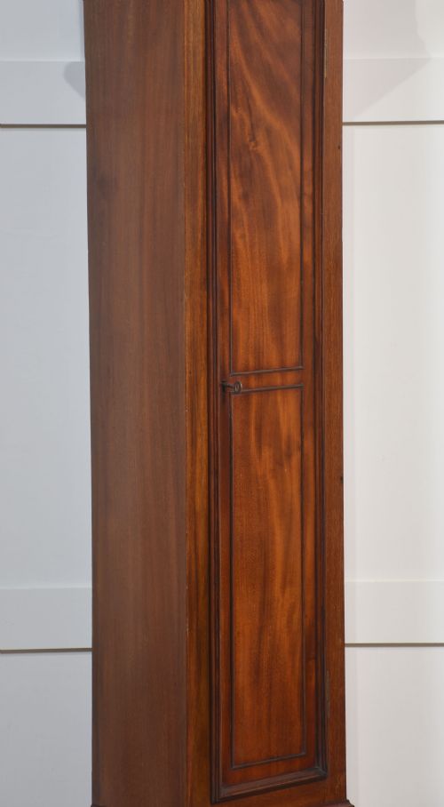 MAHOGANY CASED EIGHT DAY GRANDMOTHER CLOCK - ADDITIONAL PHOTO 6