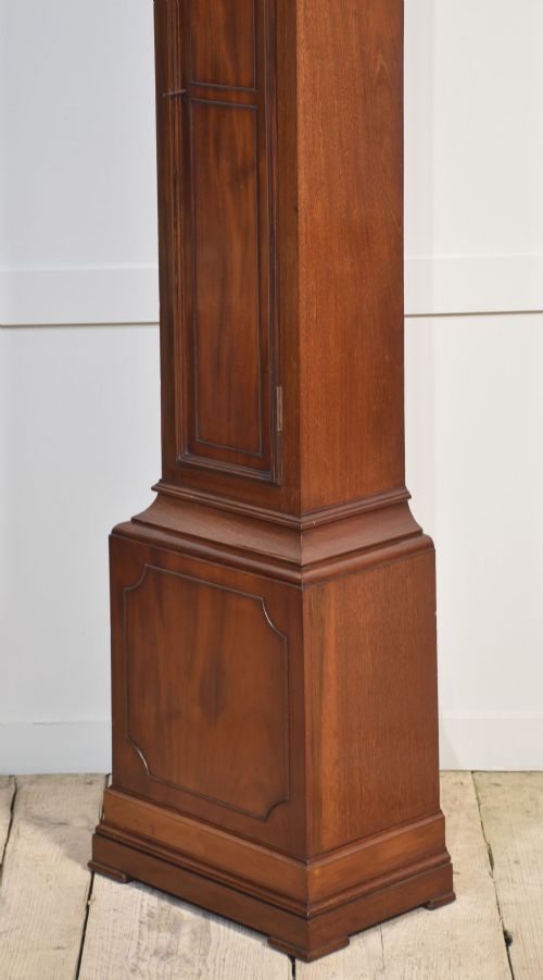MAHOGANY CASED EIGHT DAY GRANDMOTHER CLOCK - ADDITIONAL PHOTO 11