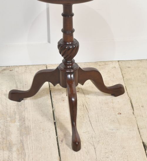 MAHOGANY INLAID SIDE TABLE - ADDITIONAL PHOTO 2